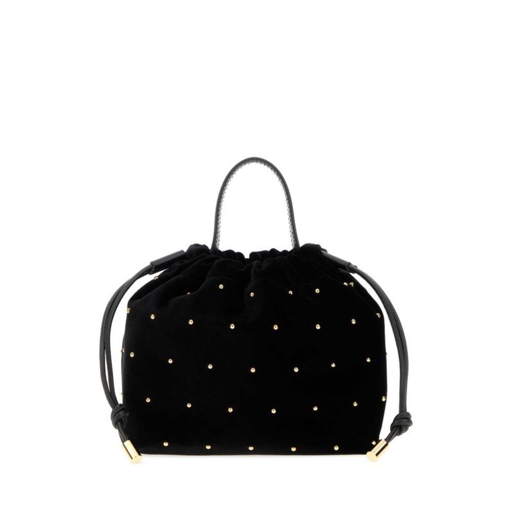 Chloe Women Black Velvet Chloe Icons Bucket Bag